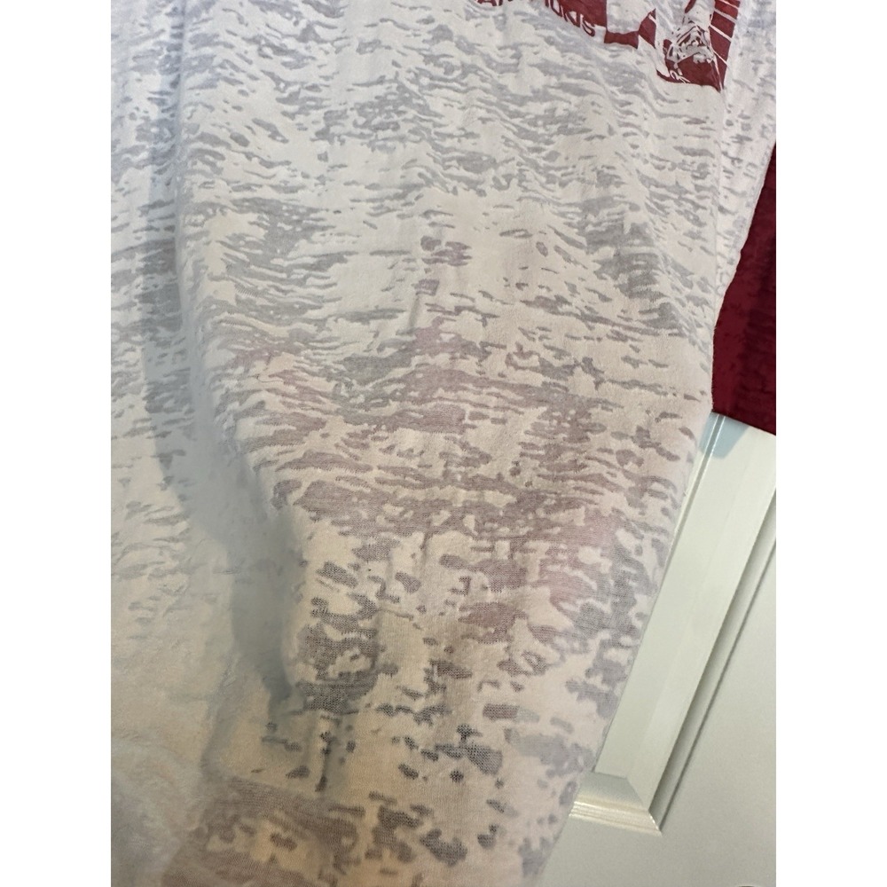 Tradition 8 womens burnout Brian Bosworth The Boz Oklahoma Sooners t-shirt sz M - Picture 4 of 5